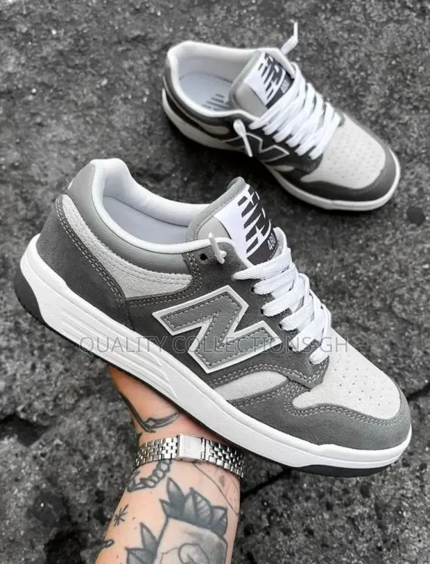New Balance 480 Ash and White · Photo 1