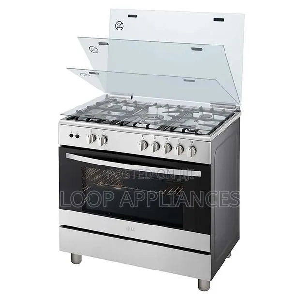 New 5 Burner LG 90X60CM FA415RMA Free Standing Gas Cooker · Photo 1