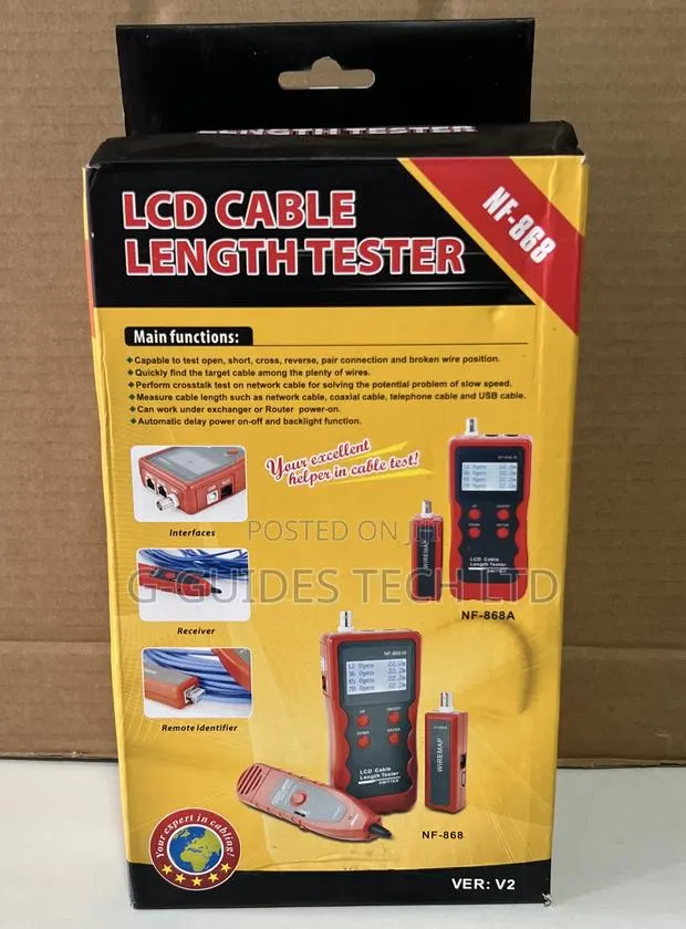 Noyafa Nf-868 Lcd Display Network Cable Tester · Photo 2