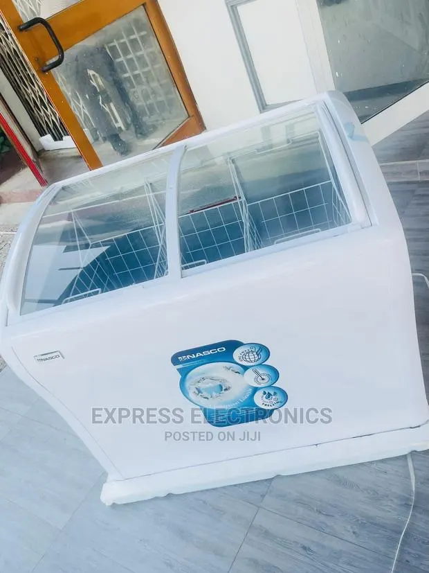 High Quality Sleek White NASCO Icestream Display Fridge 350L · Photo 1