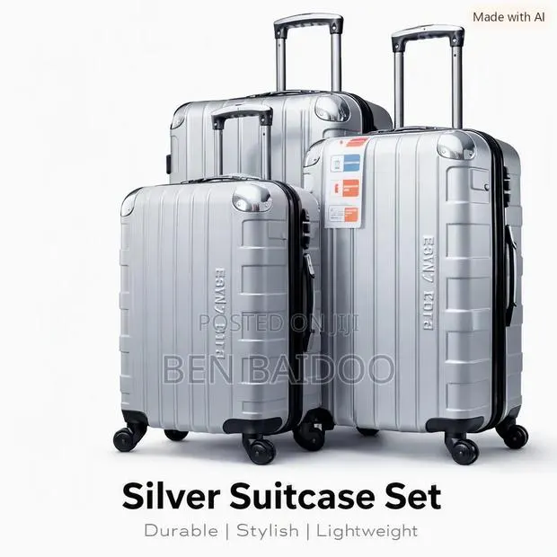 Plastic 3 Set Luggage 3in1 (4-Wheel Spinner) · Photo 1