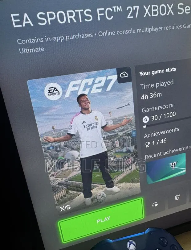 Xbox Fc27 Online and Offline · Photo 1