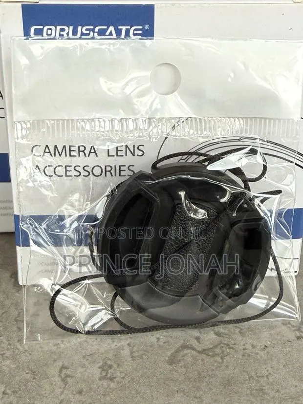 Coruscate Lens Cap/Cover Fibre Cloth 37,39,43,49,52,55,58,72,82,95mm · Photo 1