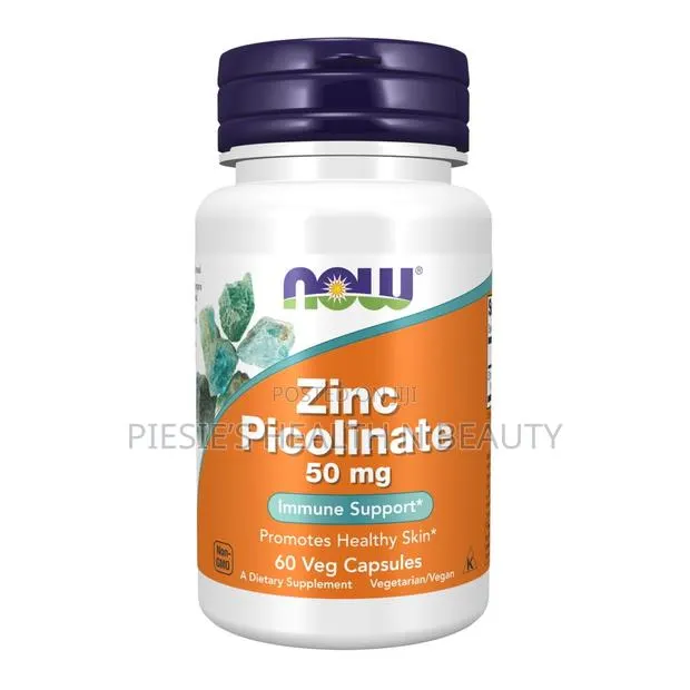 Now Foods, Zinc Picolinate 50 Mg, 60 Capsules · Photo 1
