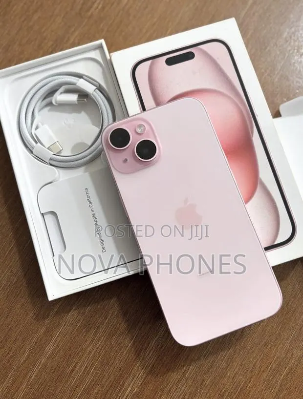 New Apple iPhone 15 128 GB Pink · Photo 1