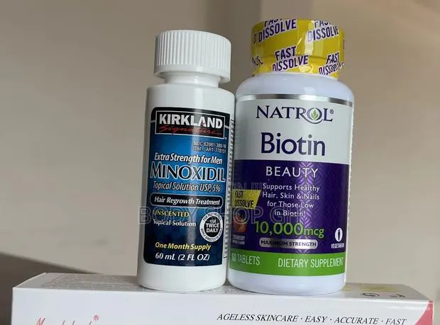 Biotin + Kirkland Minoxidil Combo for Beard and Hairline · Photo 1