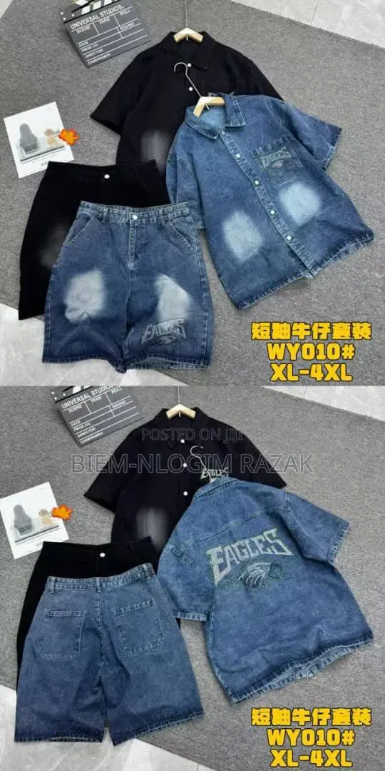 High Quality Denim Jeans Top N Down Short N Shirt Available in Stock · Photo 1