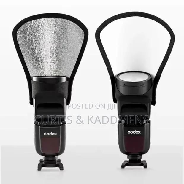 2in1 Silver/White Speedlite Light Flash Reflector, Diffuser · Photo 1