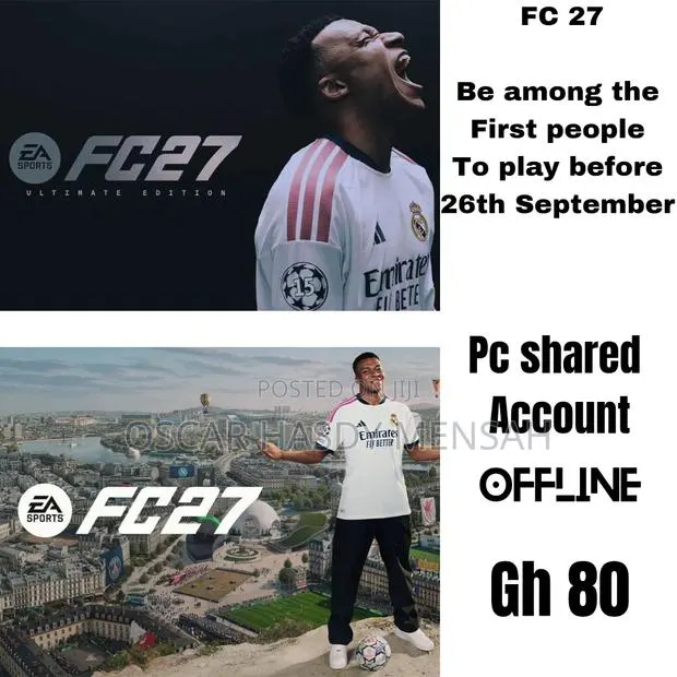 Fc27 PC Offline Shared Account · Photo 1