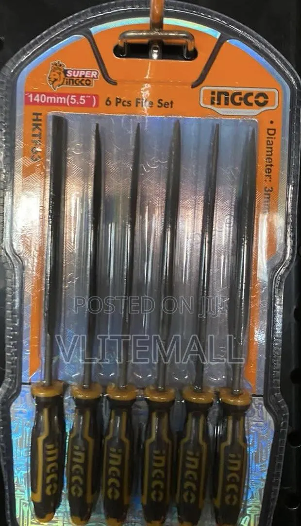 Ingco 6pcs Steel File Set · Photo 1