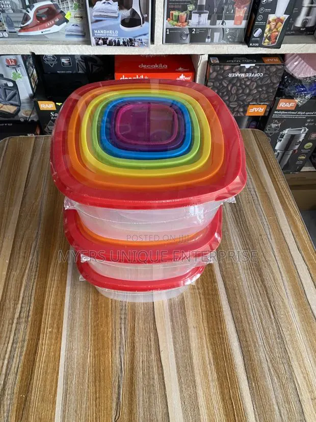 7pcs Stackable Food Storage Boxes · Photo 1