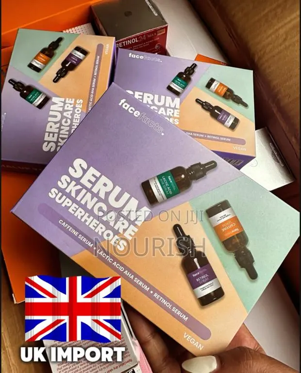 Face Facts Facial Serum Skincare Superheroes Gift Set 30ml (X3) · Photo 1