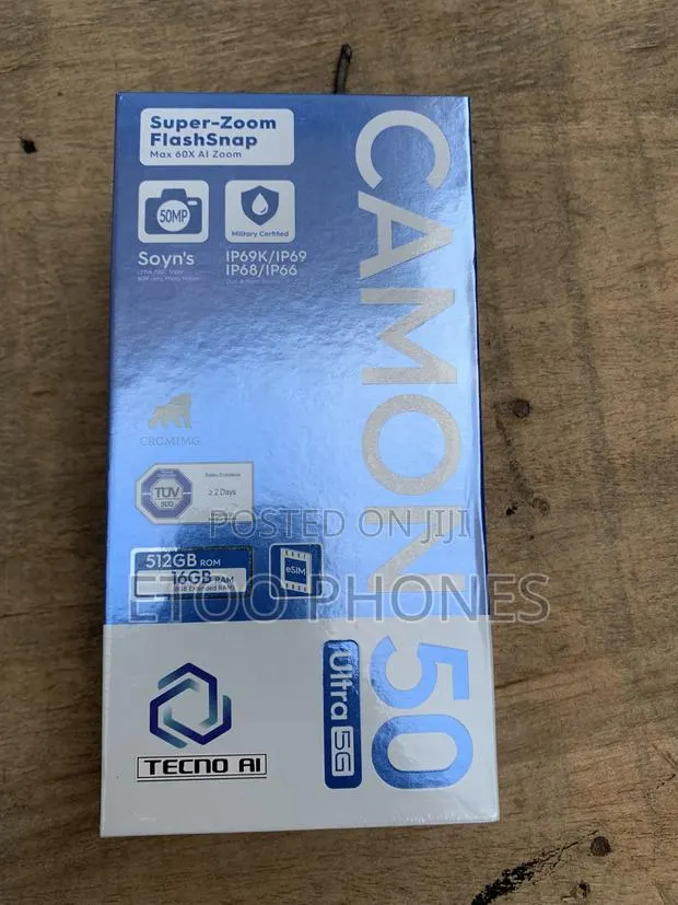 New Tecno Camon 50 Ultra 512 GB Gray · Photo 1