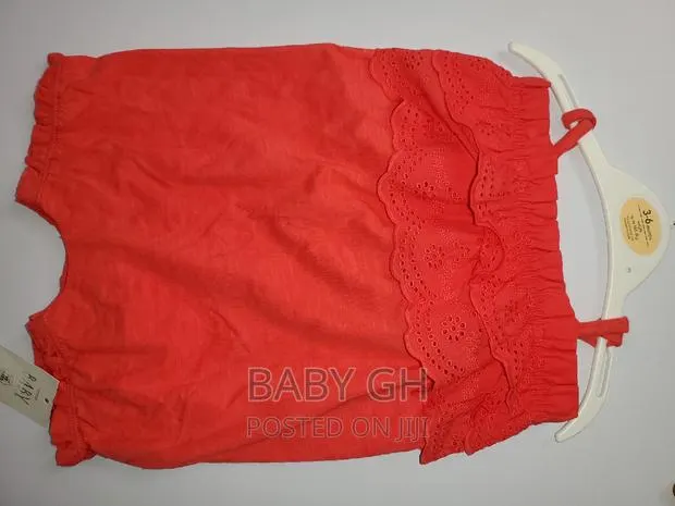 George Baby Red Girls Jumpsuit · Photo 1