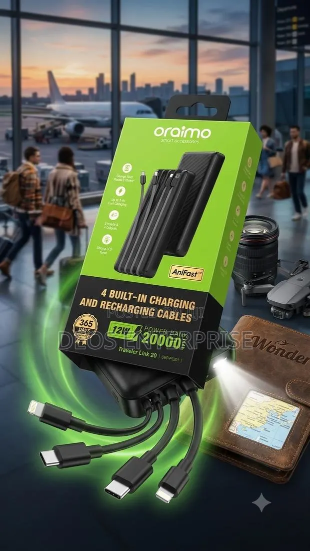 Oraimo 20000mAh AniFast PD3.0 QC3.0 Digital Powerbank · Photo 1