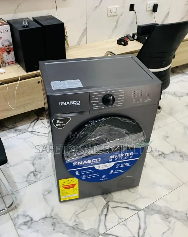 Newest Update Nasco Washing Machine 8kg Front Load Full Automatic · Photo 1