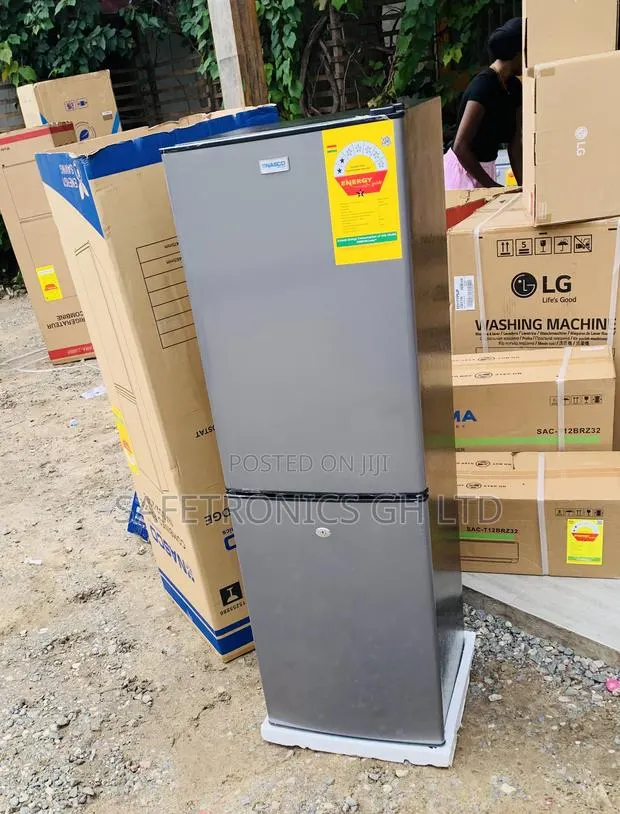 Excellent Grey Nasco 158L Bottom Freezer Refrigerator (NASD2-20FL) · Photo 1