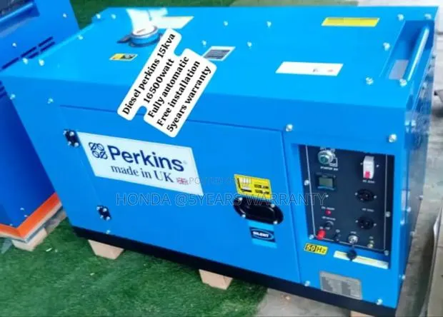 Clean Electricity Generator 15kva Perkins 16500watt Diesel · Photo 1