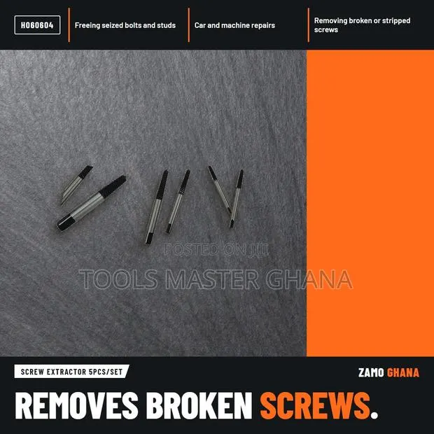 Screw Extractor 5Pcs/Set - H060604 · Photo 1