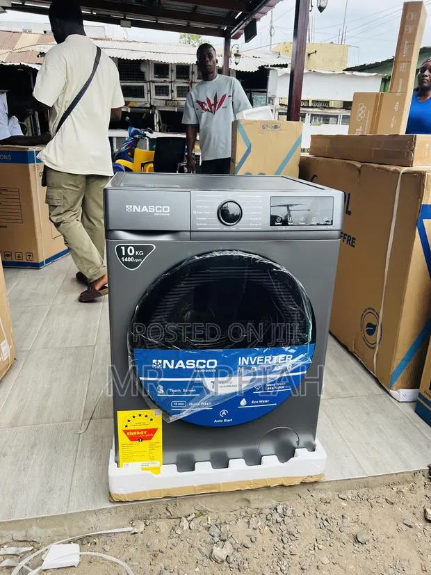 High Quality Nasco 10kg Front Load Washing Machine(White) · Photo 1
