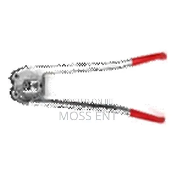 Straptool Pet Strap Plier Silver/Red 9-19 Pet P Strappin - R-PSP-919-R · Photo 1