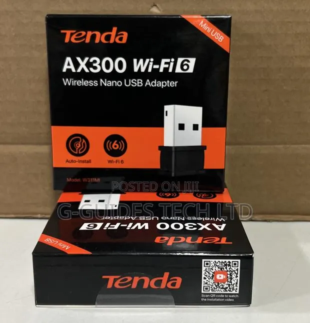 Tenda Ax300 Wi-fi 6 Usb Wireless Adapter · Photo 2