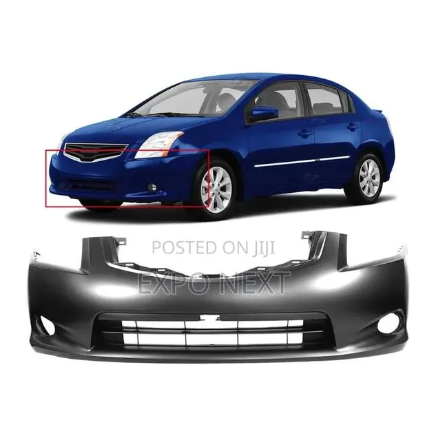 Primed Front Bumper Cover for 2010-2012 Nissan Sentra Base · Photo 1