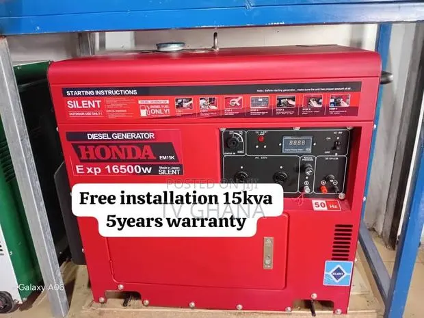 Honda 15KVA Diesel Generator – Powerful Heavy-Duty Genset 15kva · Photo 1