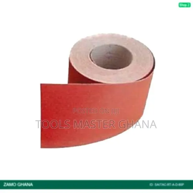 Abrasive Paper Roll Red Rt-a-D 120x50 80p - Saitac-Rt-a-D-80p · Photo 1