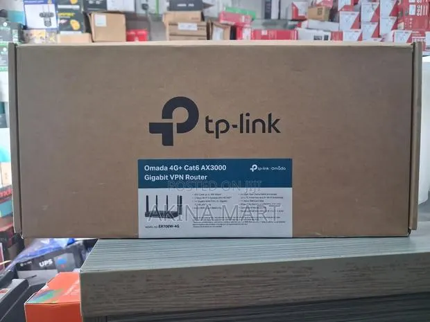 Tp Link Omada 4g+ Cat6 Ax3000 Gigabit VPN Router · Photo 1