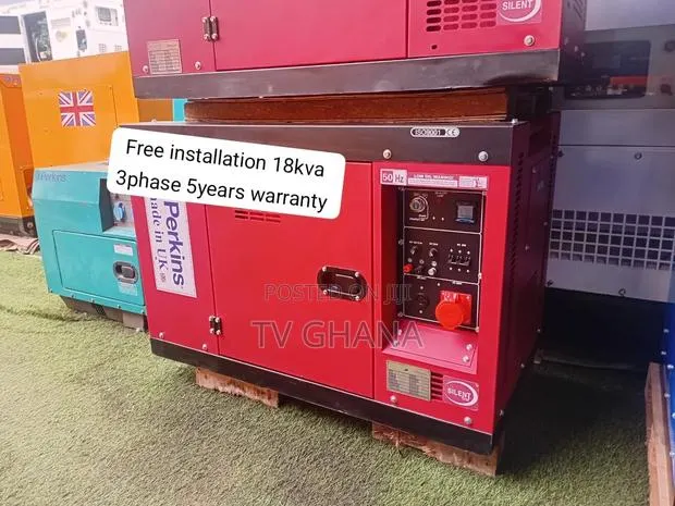 Heavy-Duty Perkins 18kVA Silent Genset – Built for Long-Lasting14kva · Photo 1