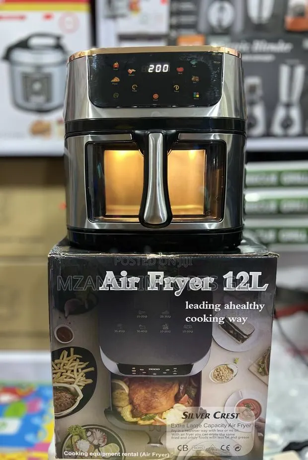 12l Large Capacity Stainless Steel Air Fryer With Touch Screen · Photo 1