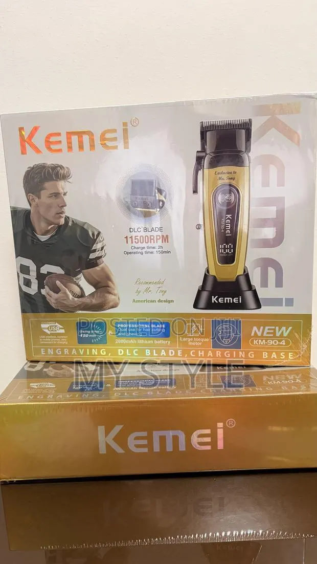 Kemei KM-90-4 Cordless Rechargeable Hair Clipper · Photo 1