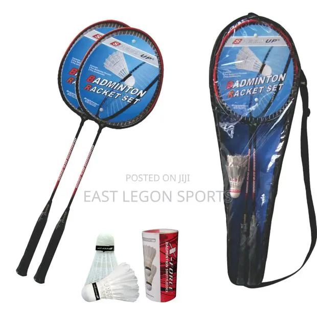 Badminton Racket Set of 2 With Bag N Cup Shuttie · Photo 1