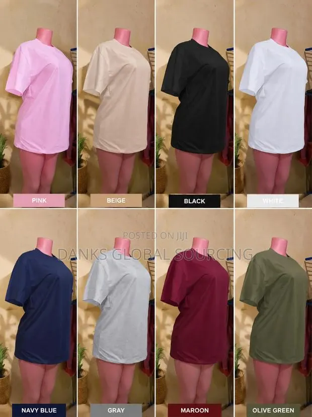 Unisex Plain Round Neck · Photo 1
