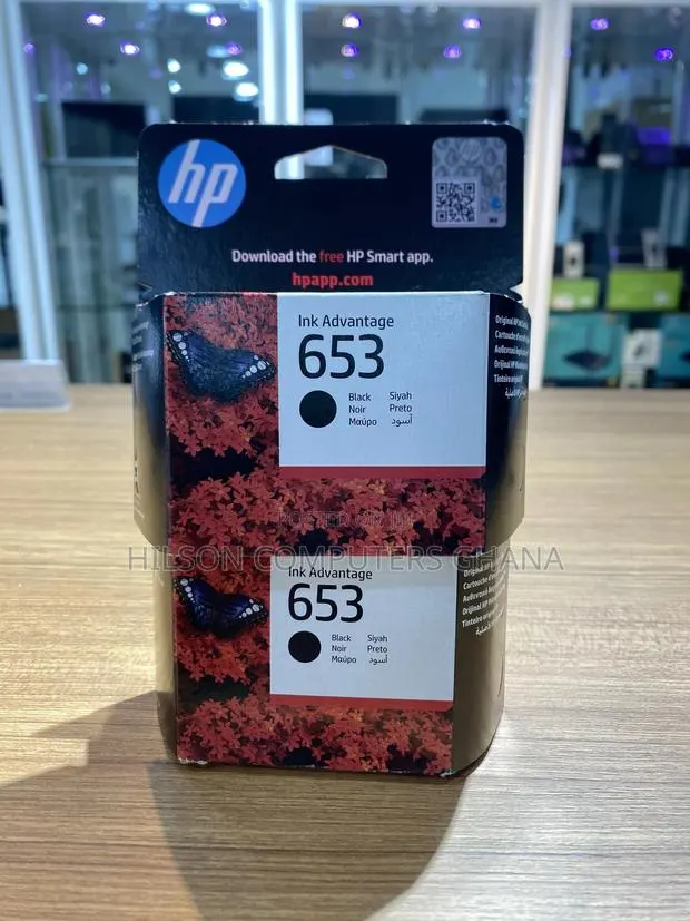 Hp 653 Black Original Ink Cartridge for Hp Deskjet · Photo 1
