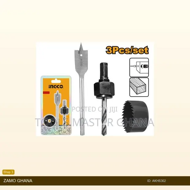 3pcs Lock Installation Hole Saw - Akhs302 · Photo 1