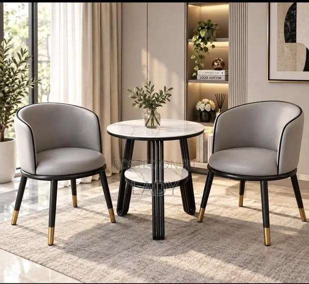 Dinning Set Two Chairs Table · Photo 1