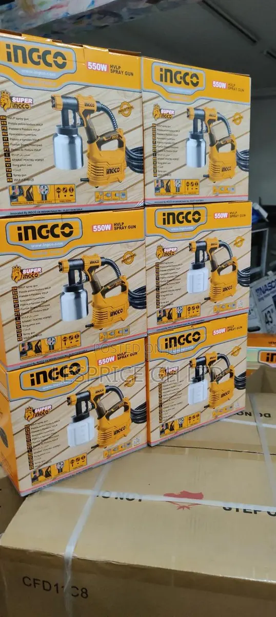 Ingco HVLP Floor Based Spray Gun 550w - Spg5008-2 · Photo 1