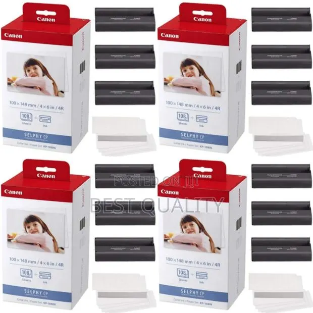 Canon Selphy KP-108IN Color Ink and Paper Set · Photo 1