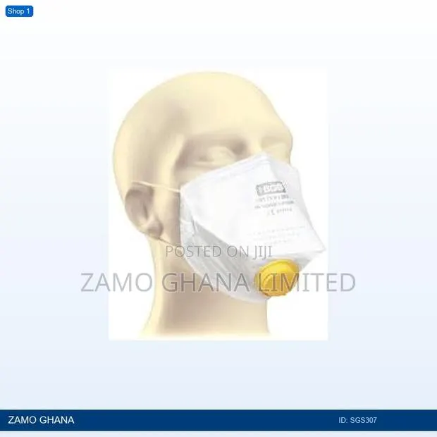 Disposable Mask Ffp1 White Valve 1pc - Sgs307 · Photo 1