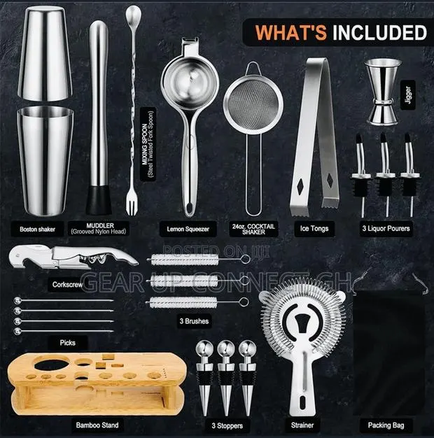 24 Pieces Bartender Kit · Photo 1