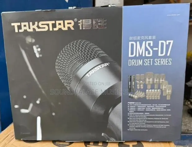 Takstar DMS-D7 Drum Microphone Set, a 7-Piece Wired Mic Kit · Photo 1