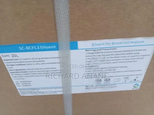 Open System Diluent, 3-Part Hematology Analyzer · Photo 2