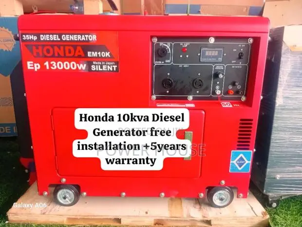 Spark Power Unit Honda Diesel Generator 10kva Silent · Photo 1