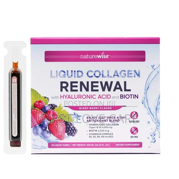 Naturewisw Liquid Collagen Renewal With Hyaluronic Acid and Biotin · Photo 1