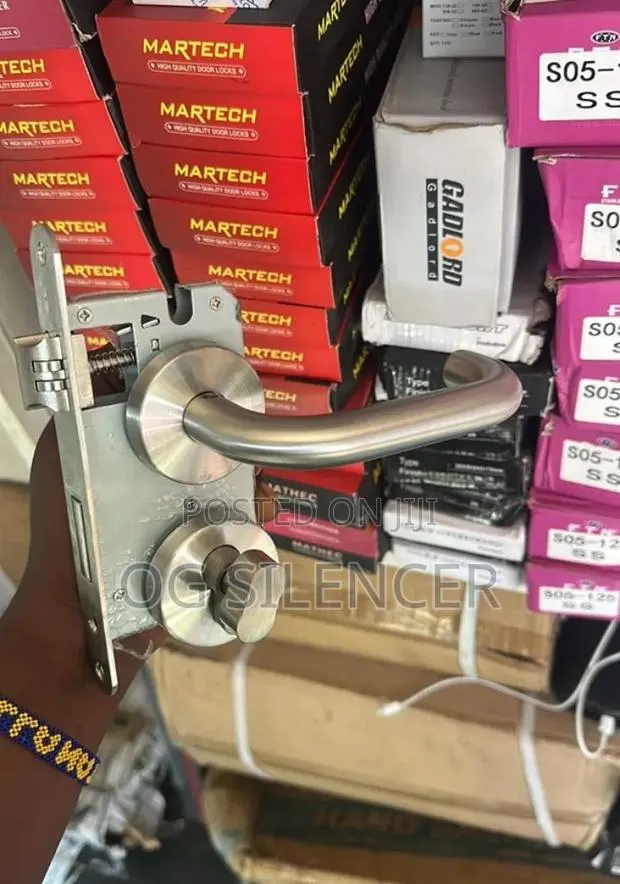 Toilet and Bathroom Door Lock · Photo 1