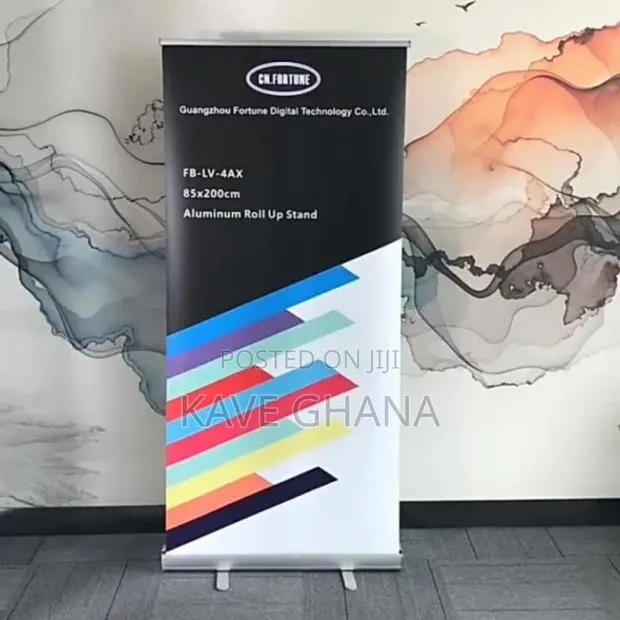 Roll Up Banner Stand Slim Base · Photo 1