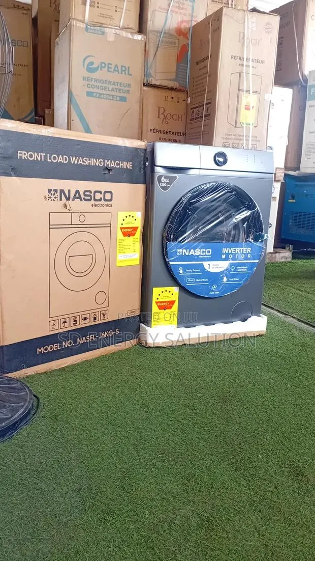 Bring Home the Efficient Nasco 6kg Front Load Washer · Photo 1