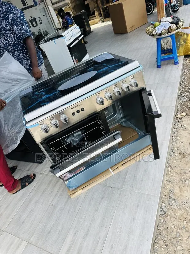 Better Deal On Midea Tech Sliver Gas Cooker Oven 5b 60/90 · Photo 1